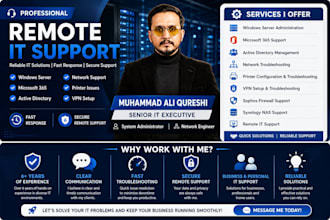 fix windows server, networking, outlook, printers