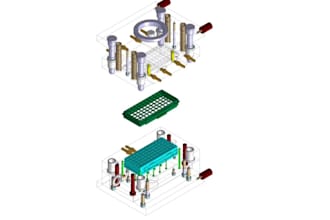 do injection mould ready cad designs, snaps, hinges, ribs, and plastic features