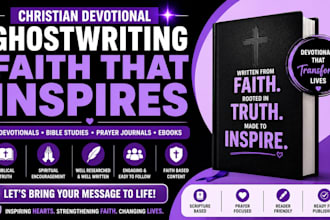 ghostwrite christian book ghostwrite prayer journal ghostwrite faith based ebook