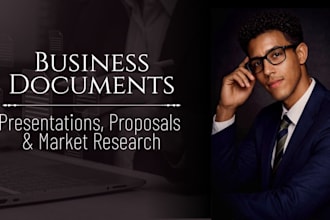 design your professional presentation and business proposal