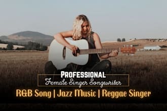 female jazz rnb singer ghostwriter rap reggae female rnb singer female vocalist