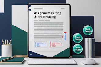 proofread and edit assignments professionally