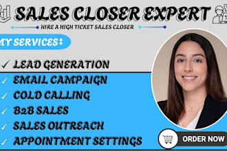 be sales closer sales rep b2b lead sales sales agent sales person