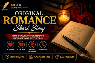 write an original romance short story with unforgettable characters
