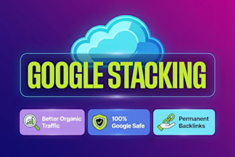create high authority google stack backlinks for SEO