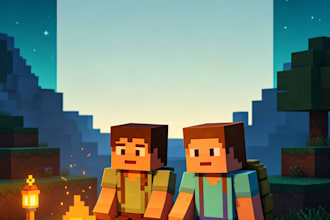 play minecraft game with u as a forever honest chinese friends