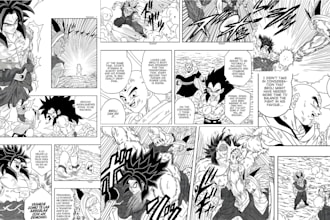 draw dynamic action manga pages for your original comic and anime manga story