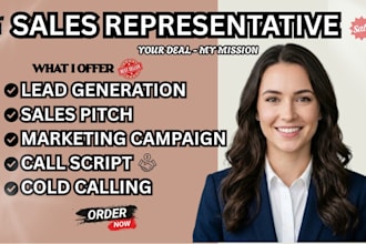 high ticket sales lead generation sales closer sales representative online sales