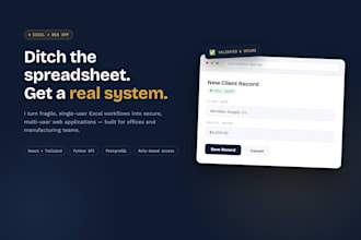 build a custom internal tool for your business workflow