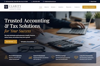 build wix accounting finance website credit repair website bookkeeping website