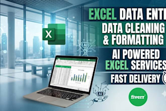 provide fast microsoft excel services with ai tools