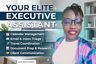 manage your calendar, travel and daily operations as your ea