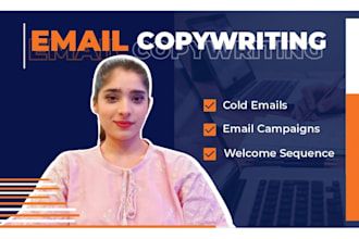 write cold emails, email sequences, and welcome emails