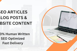 write SEO articles, blog posts and website content