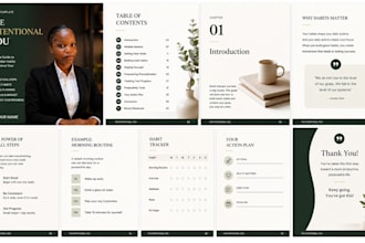 a modern canva workbook and digital planner