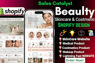 design shopify skincare store skincare shopify store beauty cosmetics store