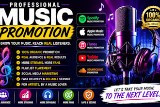 do itunes music promotion spotify music apple music youtube promotion