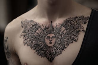 design professional creative tattoo design