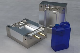 design blow mold for plastic bottles containers cosmetic packaging and hdpe blow