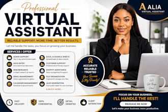 provide professional virtual assistant and admin support