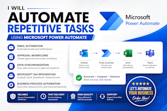 automate repetitive tasks using microsoft power automate