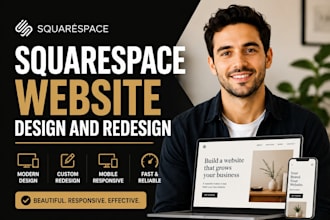 design squarespace website, redesign wix squarespace website, update revamp site