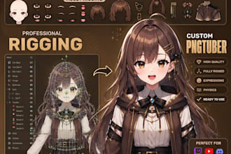 design a custom pngtuber avatar for your streaming channel
