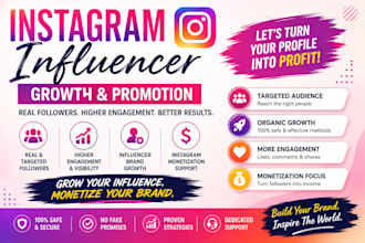 grow your instagram followers with influencer marketing and threads promotion