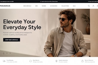 create a premium wordpress ecommerce website with elementor pro