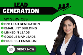 generate b2b lead email list building linkedin leads google map leads sales lead