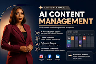 claude ai social media content manager, claude  ai content creation strategy