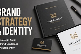 be your brand consultant for brand strategy and brand identity design brand idea