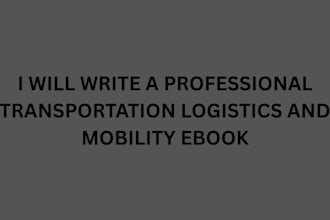 ebook writing transportation writing