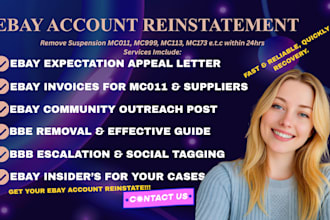 do ebay account reinstatement, suspension, mc011, mc999 appeal