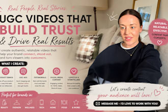 be relatable and authentic human ugc english spokesperson creator