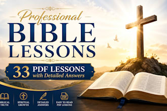 teach bible, prophecy,write sermon notes
