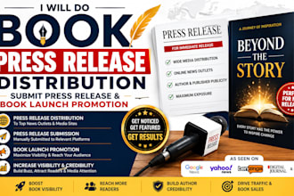do book press release distribution, submit press release, book launch promotion