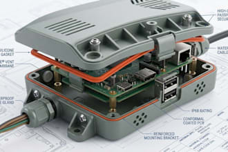 design pcb casing electronics enclosure 3d printable pcb product case for mold