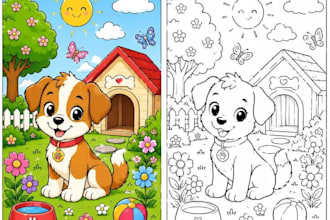 create beautiful before and after educational coloring book for kids ages 3 8