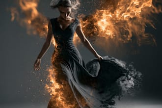 create epic cinematic photo manipulation art
