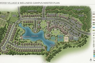 design real estate master plans, resort layouts, and land development plans