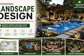 landscape architect backyard frontyard garden planting plan 2d landscape plan