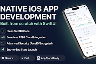 develop your custom native ios app using swiftui