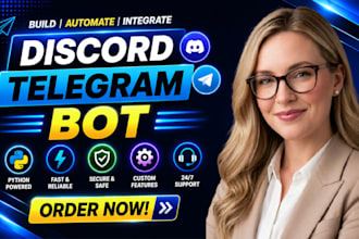 build discord bot telegram bot ai chatbot crypto trading bot python