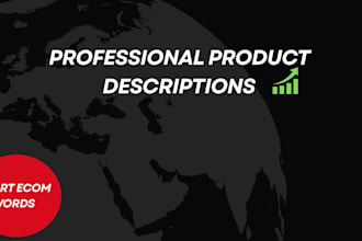 write high converting SEO product descriptions