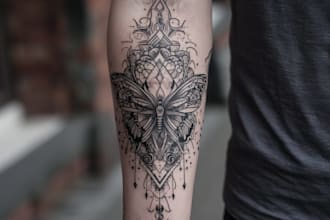 design a modern and minimalist tattoo design