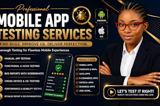 do manual QA testing for your website, web app, mobile app and saas
