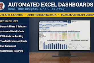 build an automated excel dashboard