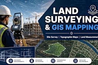 provide land surveying, site survey, geospatial mapping and land measurement