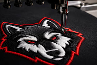 do professional embroidery digitizing dst pes for machine sew out